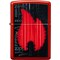 Zippo 2022 Zippo Flame Design, Anodized Red,  ZIP-49584 - alternate 1